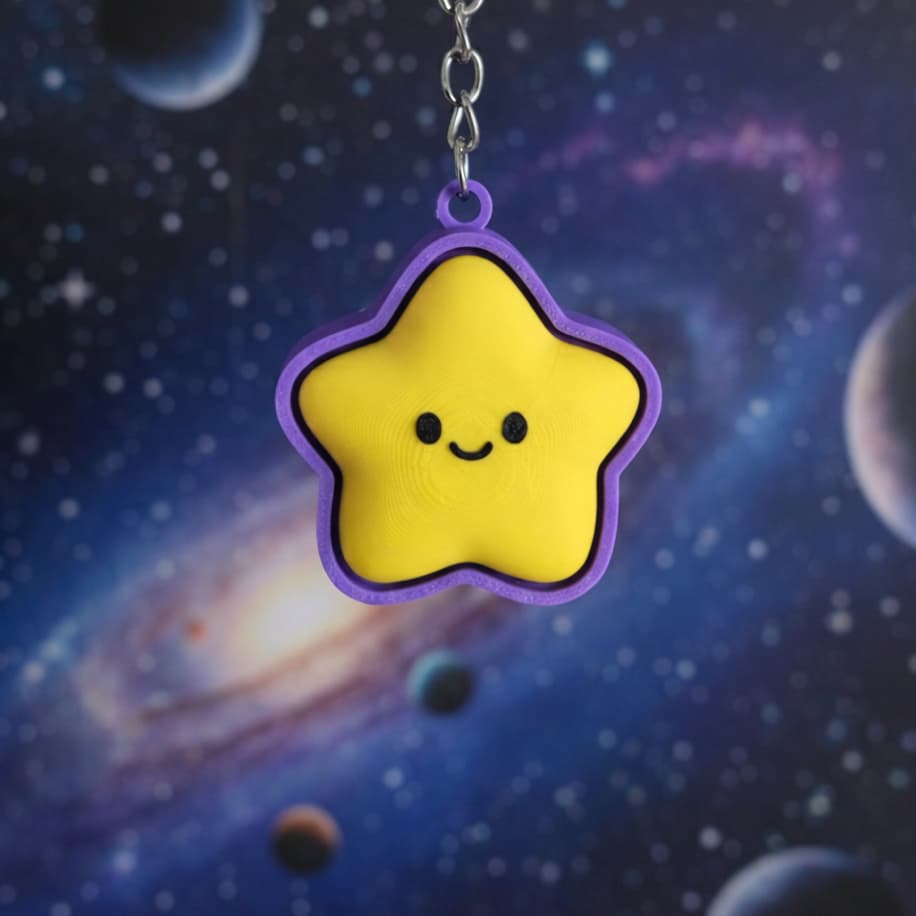 Clicker Yıldız Anahtarlık - Anahtarlık