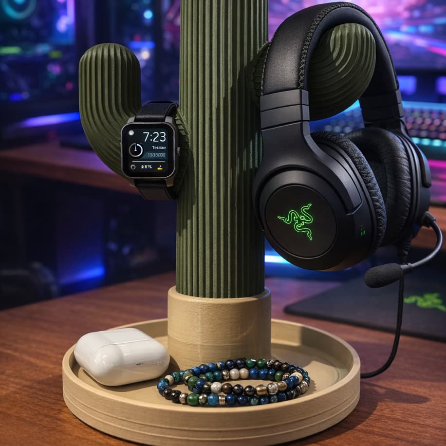 Cactus Core - Kulaklık Standı - Shopier