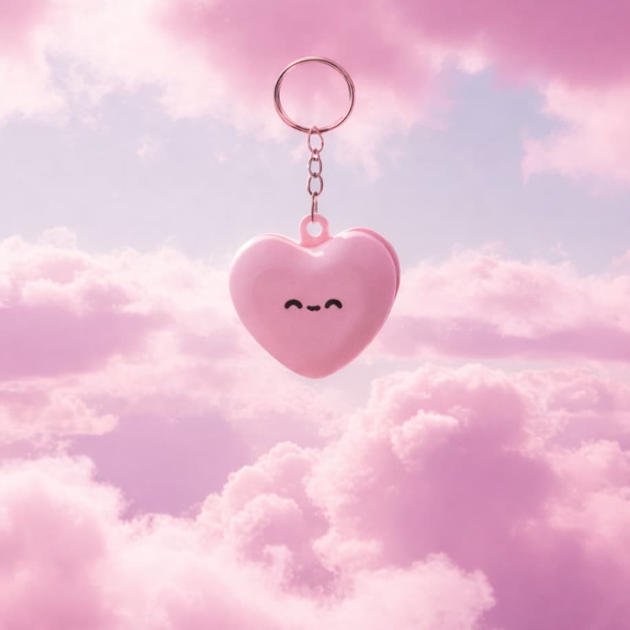 Pofuduk Kalp Clicker Anahtarlık - Anahtarlık