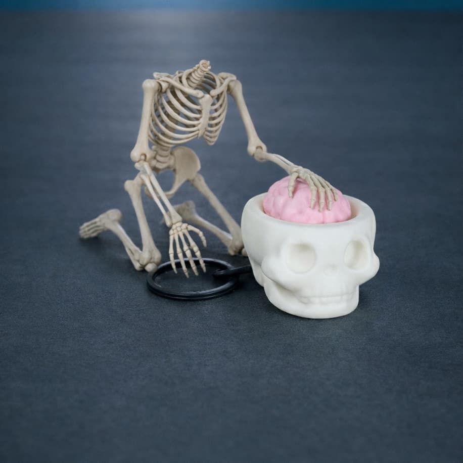 Kafatası Clicker Anahtarlık - Anahtarlık